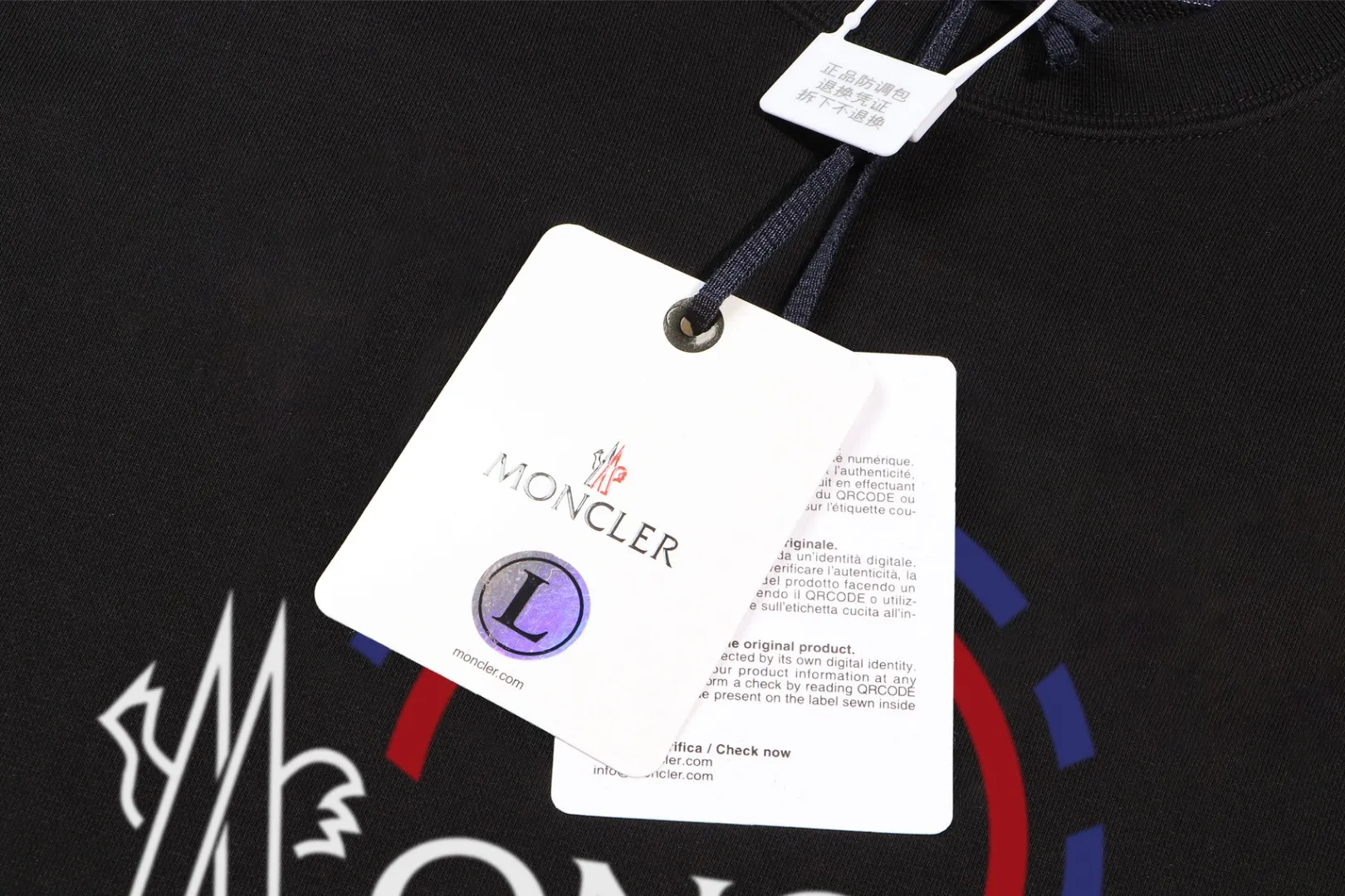 📦 📦 【 In Stock】 〖 𝐌𝐎𝐍𝐂𝐋𝐄𝐑~ 〗 440g ， 😎 ， ， Factory 2025 T ， ， Premium Breathable Same Style ：Black White Size：S M L XL 2XL